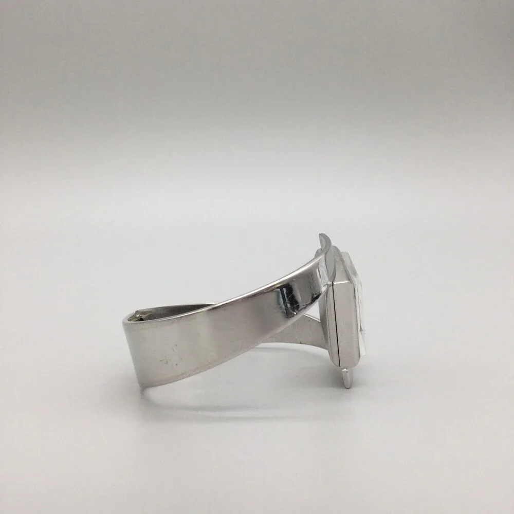 Vintage Marcel Boucher Womens Watch 22mm Silver Tone Bangle Manual Wind 6.5